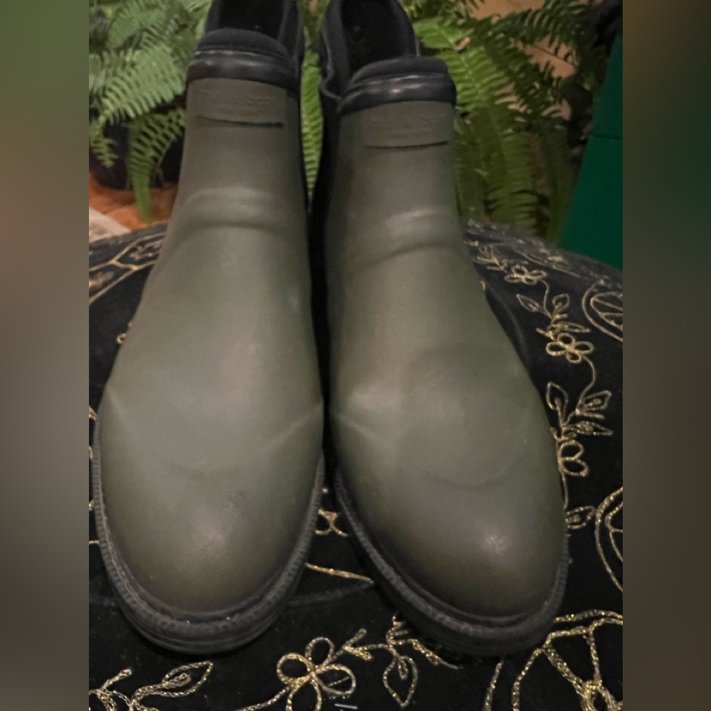 Rag & Bone 41/11 Chelsea Rubber Boot Short Wellies Rain Snow Travel